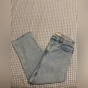 Abercrombie & Fitch Light Blue 90s Relaxed Straight Leg Jeans